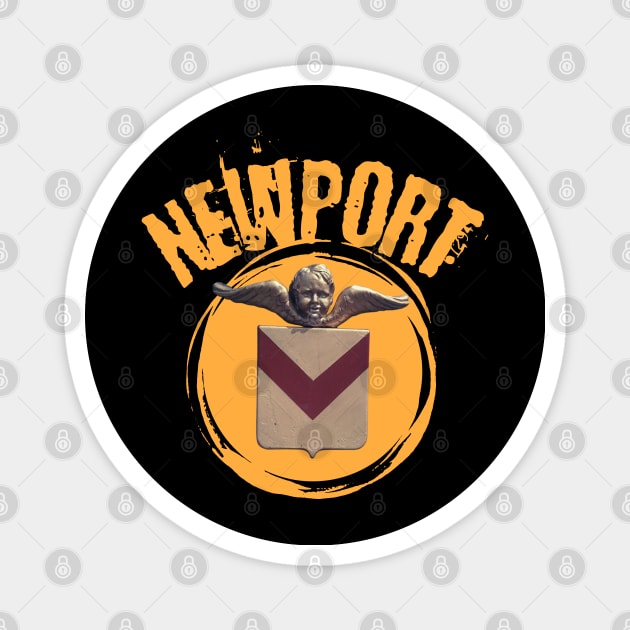 Newport Wales, Newport supporter Magnet by Teessential